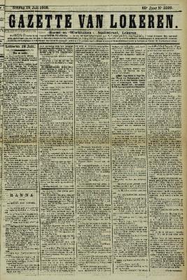 Gazette van Lokeren 19/07/1908