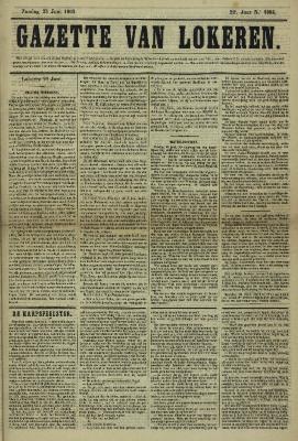 Gazette van Lokeren 25/06/1865