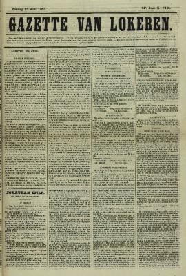 Gazette van Lokeren 23/06/1867