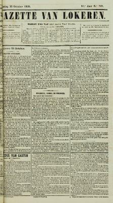 Gazette van Lokeren 23/10/1859