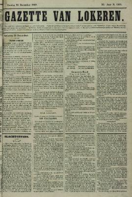 Gazette van Lokeren 26/12/1869