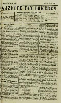 Gazette van Lokeren 03/06/1860