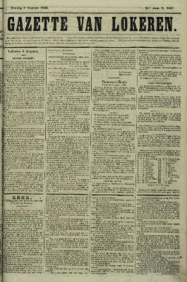 Gazette van Lokeren 09/08/1868