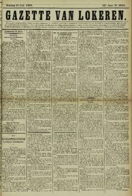 Gazette van Lokeren 10/07/1898