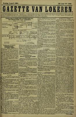 Gazette van Lokeren 03/04/1881