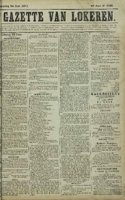 Gazette van Lokeren 24/06/1877