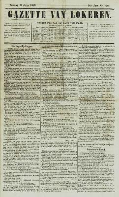 Gazette van Lokeren 12/06/1859