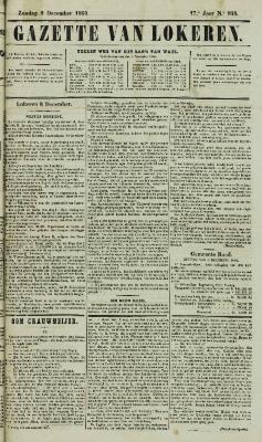 Gazette van Lokeren 09/12/1860