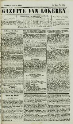 Gazette van Lokeren 02/10/1859