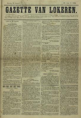Gazette van Lokeren 20/08/1865