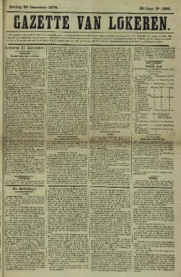 Gazette van Lokeren 22/12/1878