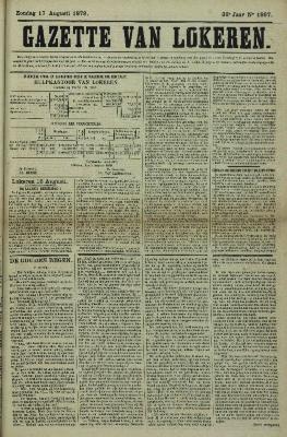 Gazette van Lokeren 17/08/1879