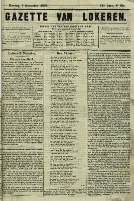 Gazette van Lokeren 07/12/1856