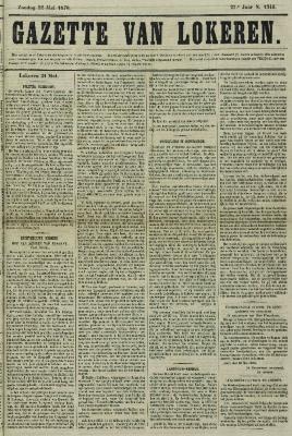 Gazette van Lokeren 22/05/1870