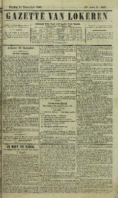Gazette van Lokeren 27/12/1863
