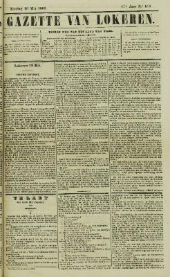 Gazette van Lokeren 20/05/1860