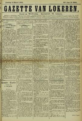 Gazette van Lokeren 15/03/1903