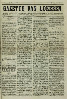 Gazette van Lokeren 21/01/1866