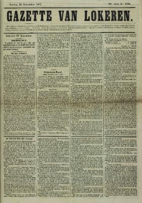 Gazette van Lokeren 26/11/1865