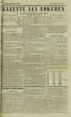Gazette van Lokeren 22/04/1860