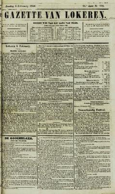 Gazette van Lokeren 06/02/1859