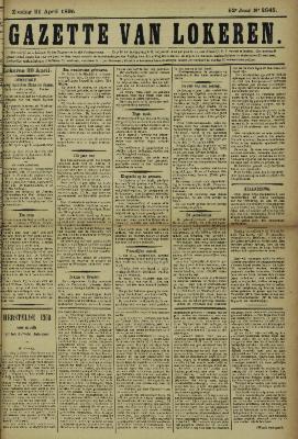Gazette van Lokeren 21/04/1895