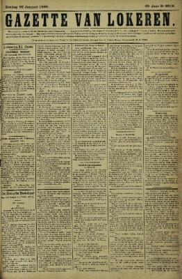 Gazette van Lokeren 22/01/1888