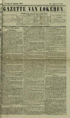 Gazette van Lokeren 21/08/1864