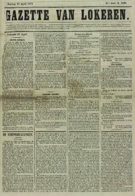 Gazette van Lokeren 17/04/1870