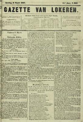 Gazette van Lokeren 08/03/1857