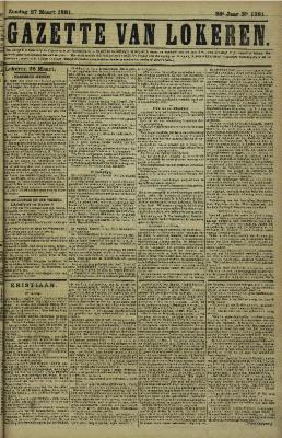 Gazette van Lokeren 27/03/1881