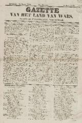 Gazette van het Land van Waes 15/03/1846