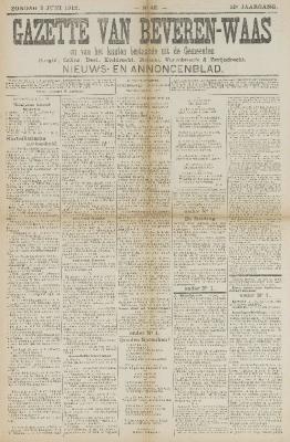 Gazette van Beveren-Waas 02/06/1912