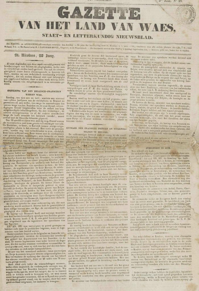 Gazette van het Land van Waes 17/05/1846