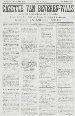 Gazette van Beveren-Waas 03/08/1902