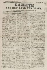 Gazette van het Land van Waes 29/03/1846