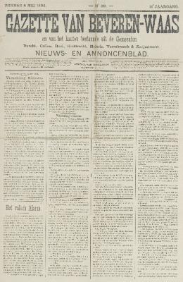 Gazette van Beveren-Waas 06/05/1894