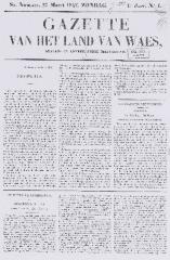 Gazette van het Land van Waes 27/03/1842