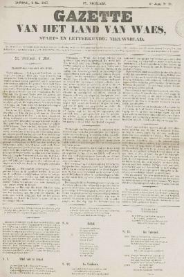 Gazette van het Land van Waes 02/05/1847