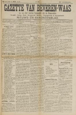 Gazette van Beveren-Waas 04/05/1913