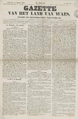 Gazette van het Land van Waes 14/02/1847