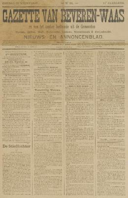 Gazette van Beveren-Waas 28/03/1897