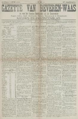 Gazette van Beveren-Waas 05/06/1910