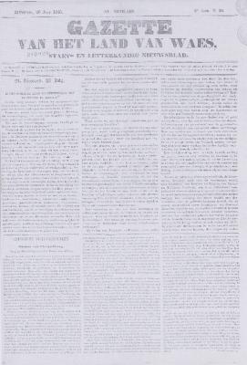 Gazette van het Land van Waes 26/07/1846