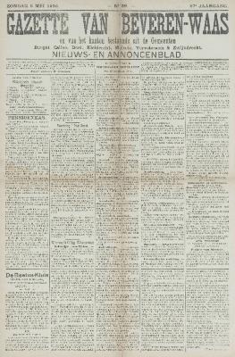 Gazette van Beveren-Waas 08/05/1910