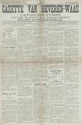 Gazette van Beveren-Waas 04/12/1910