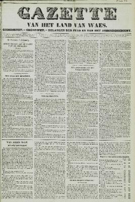 Gazette van het Land van Waes 07/02/1858
