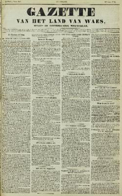 Gazette van het Land van Waes 07/06/1857