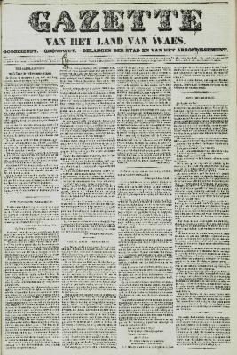 Gazette van het Land van Waes 13/06/1858