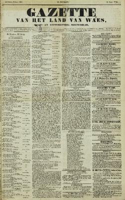 Gazette van het Land van Waes 28/06/1857